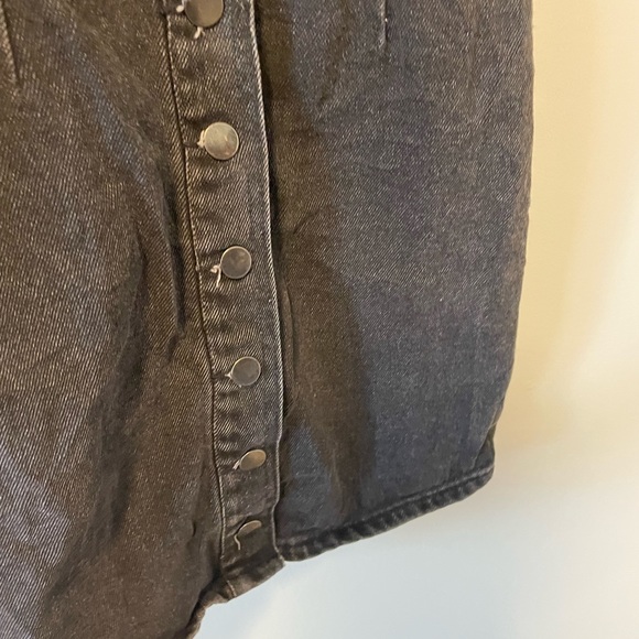 Urban Outfitters Black Denim Mini Dress - Picture 5 of 12